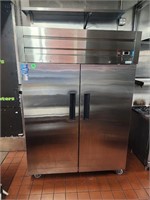 DUKERS SELF CONTAINED SS 2 DOOR REFRIGERATOR