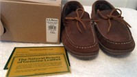 LL Bean Leather Acorn Moccasin Mens Size 8