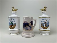 (2) Ducks Unlimited Steins & Labrador Stein