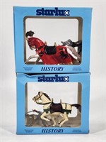 2) STARLUX KNIGHT ON HORSE FIGURES W/ BOX