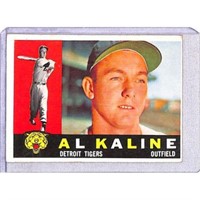 1960 Topps Al Kaline Crease Free Surface Wax Stain