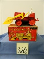 Marx Mechanical Tractor w/ Scoop & Orig. Box