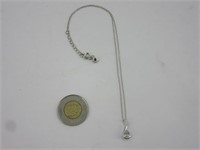 Chaine et pendentif en argent 925