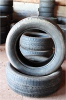 PAIR OF 235/55/17 MICHELIN TIRES