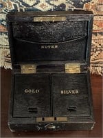 Neat Early 1900 Gold Silver Box