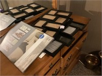 3 group of picture frames glued together & one 12