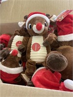 5 rudolph dog toys