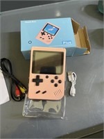 game box plus pink 3 inch lcd screen can play on