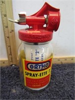 UNUSED VINTAGE GLASS ORTHO SPRAY-ETTE 2