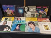 12 RECORD ALBUMS  DONNA SUMMER, CONWAY TWITTY