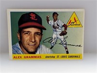 1955 Topps #21 Alex Grammas St. Louis Cardinals