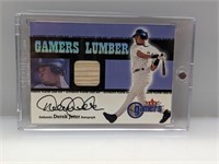 Derek Jeter 2000 Fleer Gamer Lumber RELIC Bat Auto