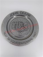 1987 150th anniversary pewter plate