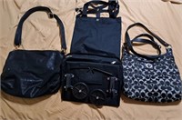 Coach purse and travel bag
