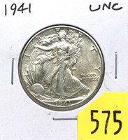 1941 Walking Liberty half dollar