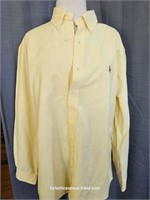 Ralph Lauren Yellow Button Down Men's XL