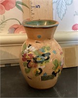 Bruno Brolli hand painted vase