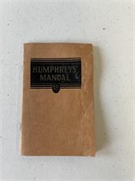 Humphery's Manual Booklet