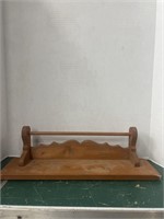 Vintage Wooden Hanging Shelf