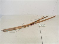 3 Vintage Wooden Bows - At Least 1 Is Kid's - As
