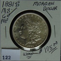 1881-S Morgan Dollar MS++.