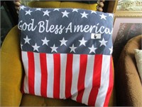 God Bless America pillow