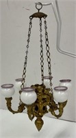 Vintage Victorian Dollhouse Chain Chandelier