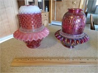 2 FENTON CANDLE HOLDERS