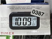 TIMEX ALARM CLOCK RETAIL $20