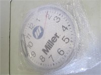 "NEW" Miller Electric Wall Clock, Hands to be put