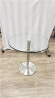 Amy Glass Top Dining Table 32"d x 30" $464