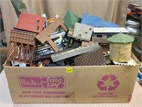 Box Lot of Assorted Model Buildings