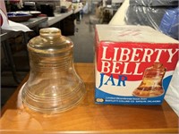 GLASS LIBERTY BELL JAR