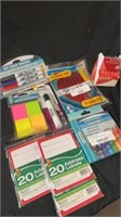 New Group Of Dry Erase Markers, Sticky Notes,