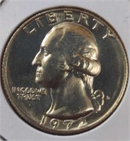 Uncirculated 1972 d. Washington quarter