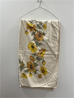 Floral table cloth