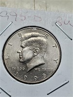 BU 1995-D Kennedy Half Dollar