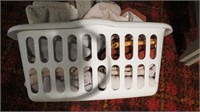 plastic Laundry Basket, no cracks,(24" x 17 1/2" x