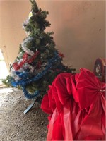 Personal Property-Christmas tree and large bows