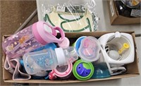 Shamrock Lucky Clover Lot Box Lot of Baby Items