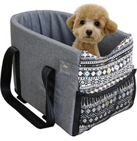 CONSOLE DOG CAR SEAT FOR SMALL DOGS