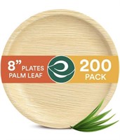 ECO SOUL 8 INCH ROUND - COMPOSTABLE - 200PCS