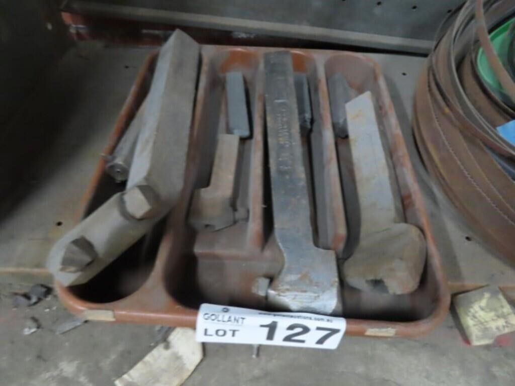 Tray Assorted Lathe Cutting Tools & Holders