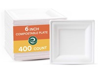 ECO SOUL PEARL WHITE 6 INCH SQUARE [400-PACK]