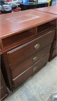 Thomasville, three drawer, chest of drawers with