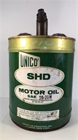 Unico SHD Motor Oil Can