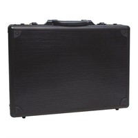 --Briefcase Black Aluminum