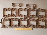 Wrought Iron Scrolls 1 Lot