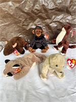 TY Beanie baby lot of 5