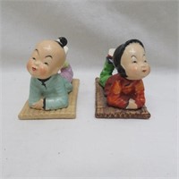 Occupy Japan - Japanese Boy & Girl - Ceramic